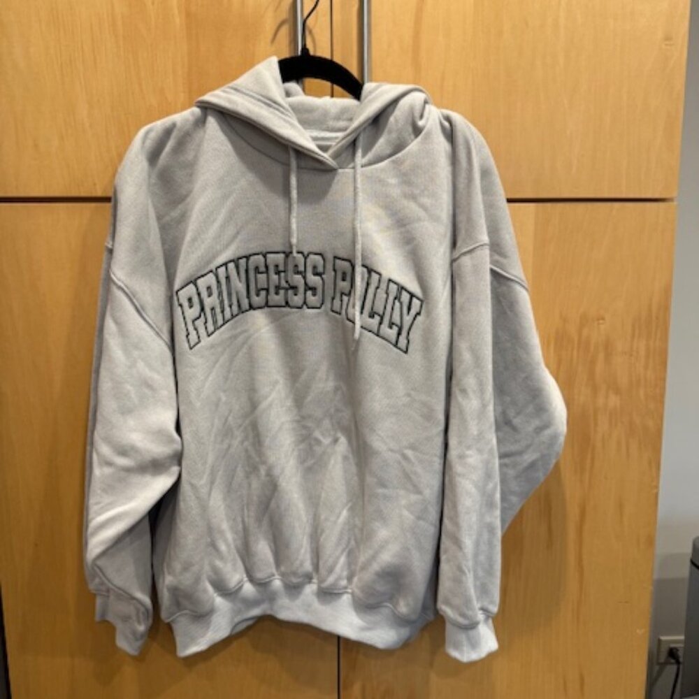 Princess Polly Women's Grey Hoodie Size 6 (S) Never Worn!